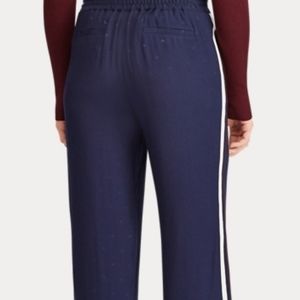 LAUREN Ralph Lauren Side-Stripe Wide-Leg Pant